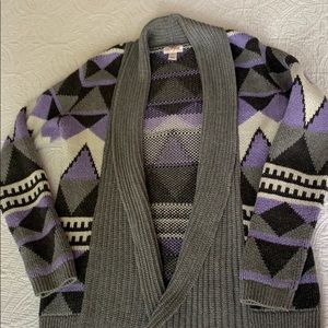Cute buttonless sweater for girls